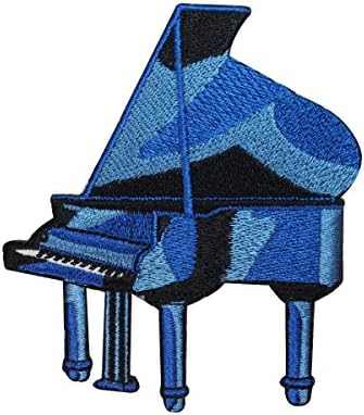 ID 3175 Blue Grand Grand Patch Musical Instrument Ironелезо на Applike
