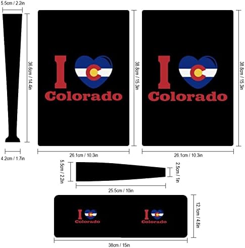 Го Сакам Колорадо 3 парчиња Налепница За Капак На Целото Тело За PS5 Дигитално Издание ЗА PS5 Конзола И Контролер